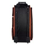 Bright Orange 30" Multi-Pocket Rolling Duffel Bag