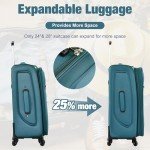 Merax Lightweight 3-Piece Spinner Luggage Set