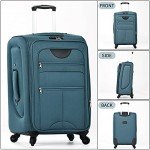 Merax Lightweight 3-Piece Spinner Luggage Set