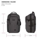 SwissGear 22-Inch Laptop Travel Backpack - Grey