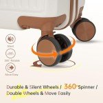 Hulsin 20-Inch Spinner Carry-On Suitcase