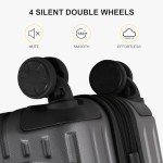 LEVEL8 Grace 20-Inch Expandable Hardside Carry-On