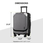 LEVEL8 Grace 20-Inch Expandable Hardside Carry-On
