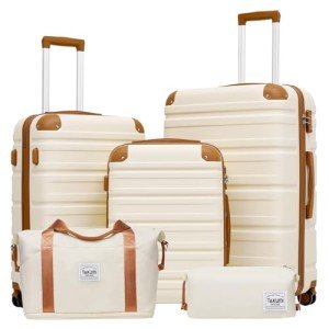 5-Piece TAKUMI Hardshell Luggage Set with Duffel