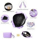 Lavender 5-Piece Expandable Luggage Set with Duffel