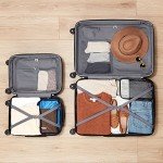 Navy Blue Expandable Hardshell Luggage Set, 2-Piece