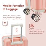 6-Piece Expandable Hardside Luggage Set - Pink Beige