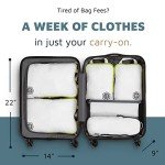 Compression Packing Cubes Set for Travel Organizing
