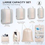 8 Compression Packing Cubes for Travel Organization