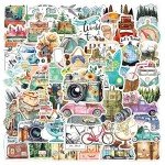 50 Pcs Outdoor Travel Stickers for Kids & Adults