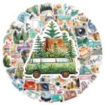 50 Pcs Outdoor Travel Stickers for Kids & Adults