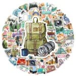 50 Pcs Outdoor Travel Stickers for Kids & Adults