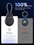 Waterproof AirTag Holder with Key Locking – 4 Pack