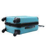 Travelers Club Teal 5-Piece Hardside Spinner Set