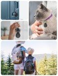 Waterproof AirTag Holder with Key Locking – 4 Pack