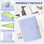 8-Pocket Accordion File Organizer - Purple