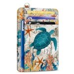 Sea Turtle RFID Slim Wallet for Women