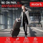 RIVOX Golf Travel Bag with Wheels – Durable Design