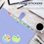 8-Pocket Accordion File Organizer - Purple