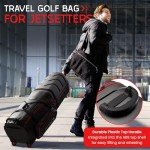 RIVOX Golf Travel Bag with Wheels – Durable Design