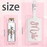Mr. and Mrs. Luggage Tags Set with Keepsake