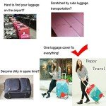 YEKEYI Washable Luggage Cover for Suitcases 18-32
