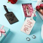 Mr. and Mrs. Luggage Tags Set with Keepsake