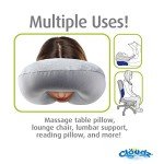 Purple Print Microbead Travel Neck Pillow by Cloudz
