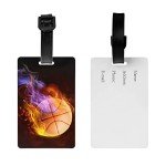 Kids Basketball Luggage Tag - Fun ID Label