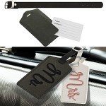 Mr. and Mrs. Luggage Tags Set with Keepsake