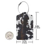 Cow Print Luggage Tags - Set of 2