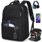 NUBILY 17-Inch Waterproof Laptop Backpack for Travel