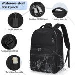 NUBILY 17-Inch Waterproof Laptop Backpack for Travel