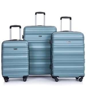 Amalodie 3-Piece Expandable Spinner Luggage Set