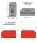 Dynotag® Smart Stainless Steel Luggage ID Tag