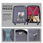 Amalodie 3-Piece Expandable Spinner Luggage Set