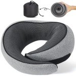 Memory Foam Travel Neck Pillow for Comfort