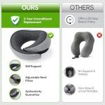 Memory Foam Travel Neck Pillow for Comfort