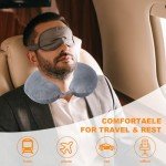 Farwin Memory Foam Travel Pillow - U-Shaped Support