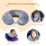Farwin Memory Foam Travel Pillow - U-Shaped Support