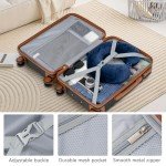 4-Piece ABS Luggage Set with TSA Lock