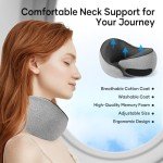 Memory Foam Travel Neck Pillow for Comfort