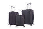 Rockland Berlin Black 3-Piece Hardside Spinner Luggage