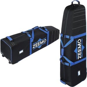 ZEEMO Wheeled Golf Travel Bag - Waterproof & Airline-Approved