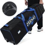 ZEEMO Wheeled Golf Travel Bag - Waterproof & Airline-Approved