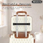 Beige Brown 7-Piece Hard Shell Luggage Set