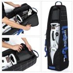 ZEEMO Wheeled Golf Travel Bag - Waterproof & Airline-Approved