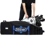 ZEEMO Wheeled Golf Travel Bag - Waterproof & Airline-Approved