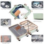 Merax 2-Piece Luggage Set with USB Port