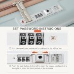 Merax 2-Piece Luggage Set with USB Port